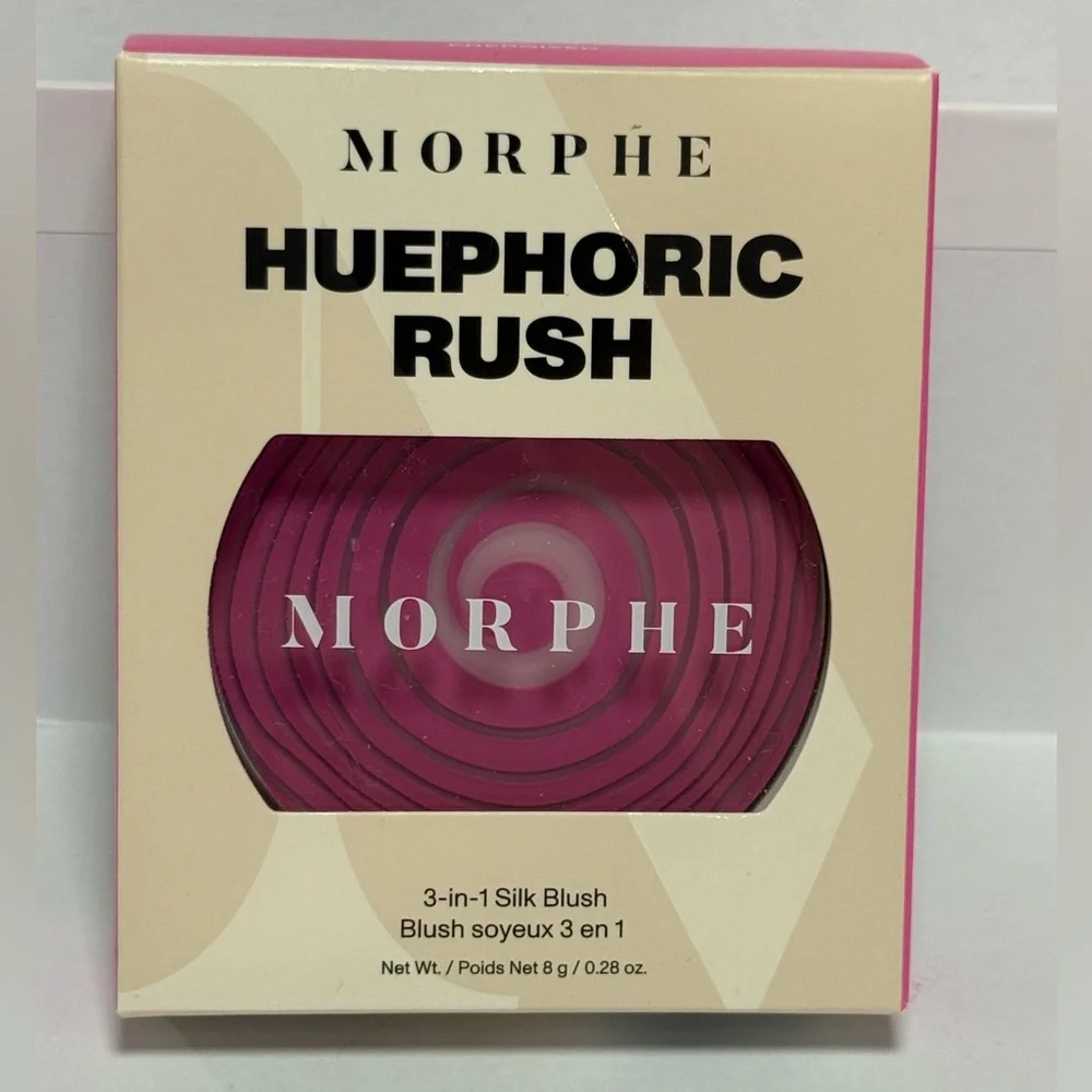 Morphe Energized Huephoric Rush Cream Blush 3 in 1 Silk Blush NWT